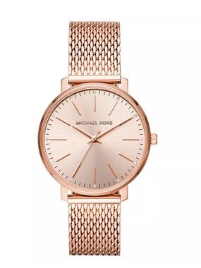Women's Pyper Rose Gold-Tone Stainless Steel Mesh Bracelet Watch 38mm- NIB